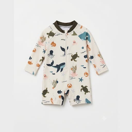 Traje de baño animales del océano